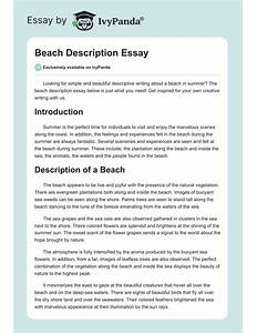 Beach description essay